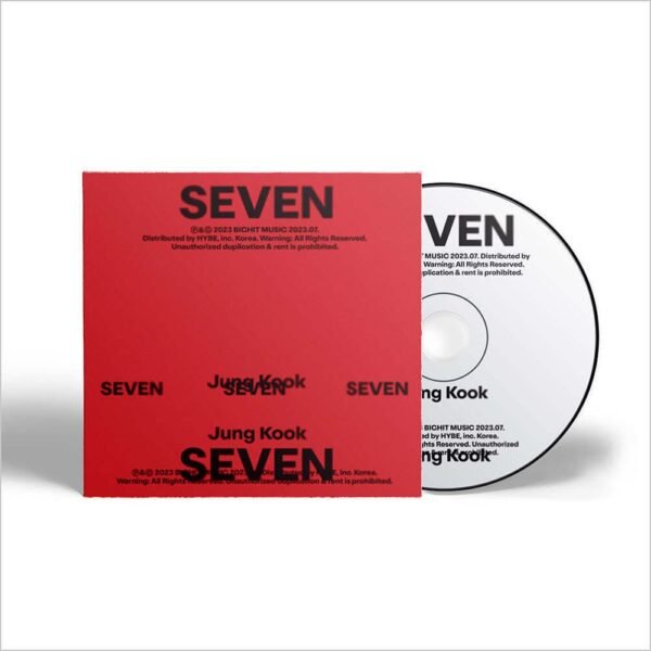 BTS JUNGKOOK CD SINGLE SEVEN