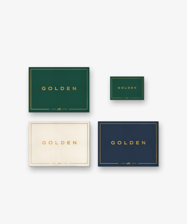 BTS JUNGKOOK - GOLDEN 1ST SOLO ALBUM SET COMPLETO