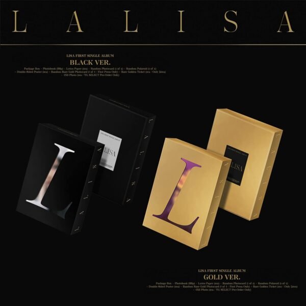 LISA - 1ST SINGLE ALBUM LALISA RANDOM