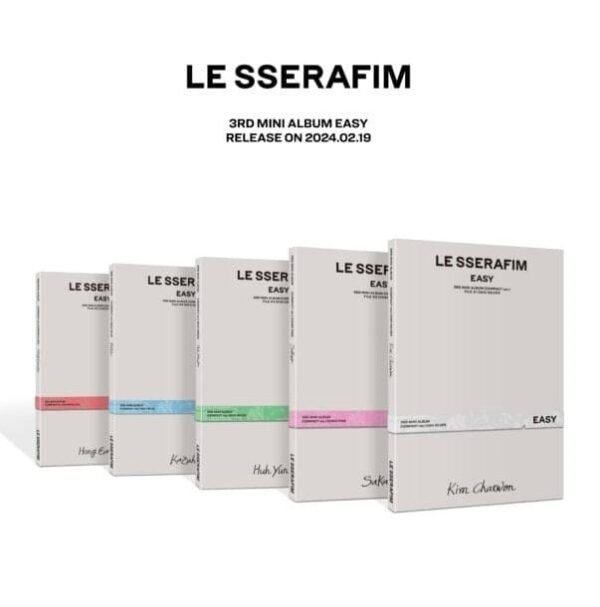 LE SSERAFIM - EASY 3RD MINI ALBUM COMPACT VER.