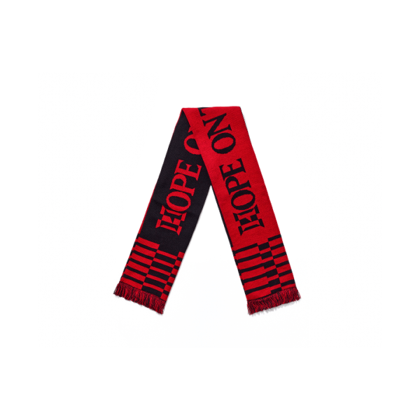 BTS - J-HOPE - HOPE ON THE STAGE OFFICIAL MD TOUR SLOGAN MUFFLER (RED)