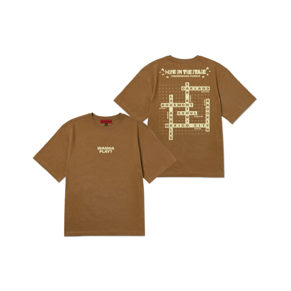BTS - J-HOPE - HOPE ON THE STAGE OFFICIAL MD TOUR T-SHIRT (BROWN)