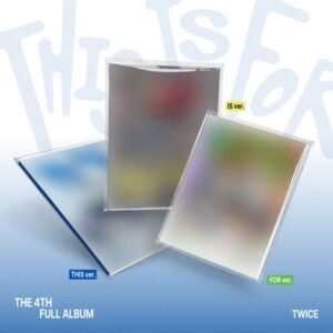TWICE 4TH ALBUM 'THIS IS FOR' EDICIÓN STANDARD + MUSIC KOREA PHOTOCARD