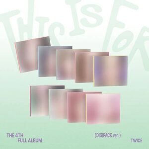 TWICE 4TH ALBUM 'THIS IS FOR' EDICIÓN DIGIPACK + WITHMUU PHOTOCARD EXCLUSIVA