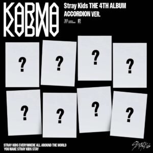 STRAY KIDS - KARMA 4TH ALBUM KARMA (EDICIÓN ACCORDION) (RANDOM) + MUSIC KOREA PHOTOCARD (copia)